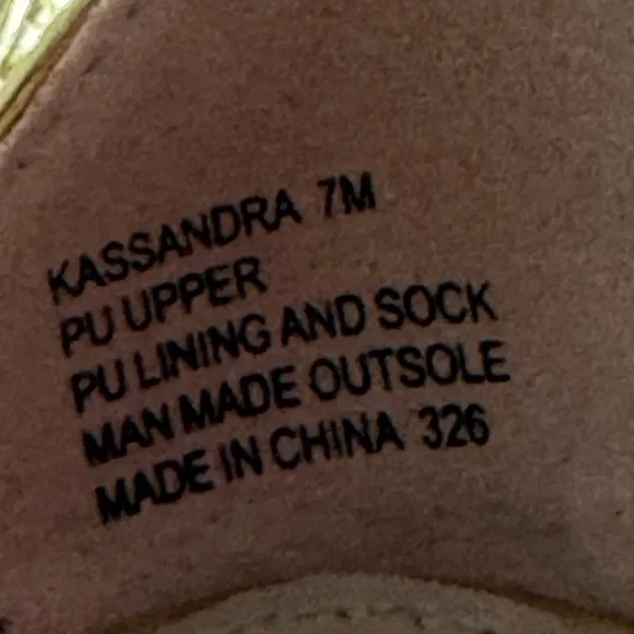 Steve Madden Gold Women's Heels - Picture 3 of 6